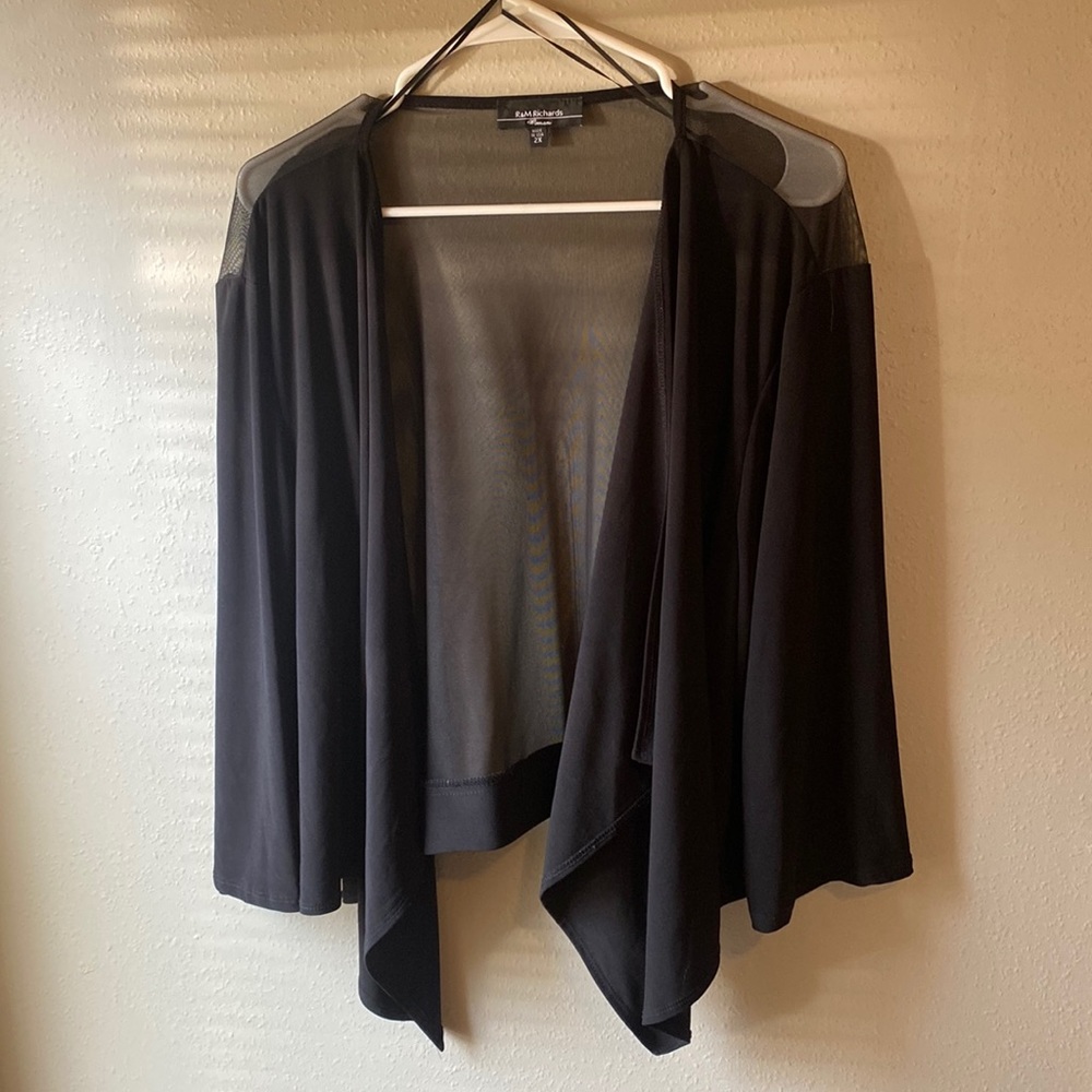 Black with sheer jacket